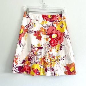 VINTAGE Y2K floral mini skirt